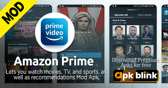 Amazon Prime Video Mod Apk Latest v3.0.333.24747 (Premium Unlocked)