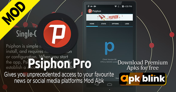 Psiphon Pro MOD APK 2024 v391 APK (Premium Subscription Unlocked)